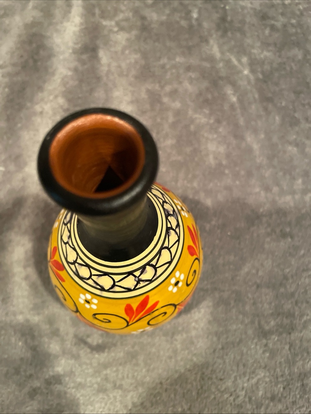 Vintage Savas Rodos Hand Made Greek Pottery Vase Signed by maker 6 inches - Picture 8 of 8